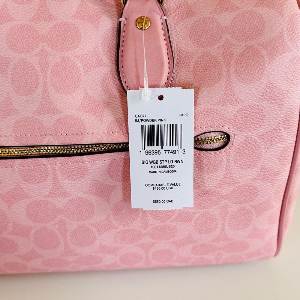 Coach large Rowan satchel  Pink Satchel and Wallet Set - Picture 7 of 16